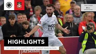 HIGHLIGHTS | Boreham Wood v Wrexham | 22nd Oct 2022