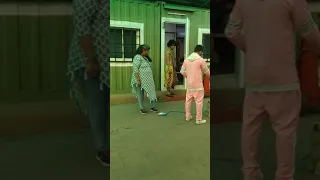 Radha krishna k set pe chiku or abey Ki masti