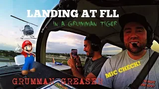 GRUMMAN TIGER | LANDING AT FLL