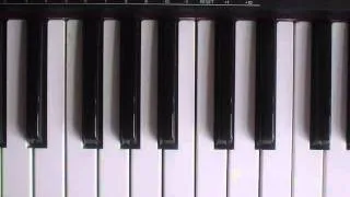 Tutorial: Evanescence: "Your Star" Piano, right hand.