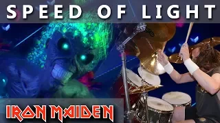 IRON MAIDEN - Speed Of Light - Drum Cover - (Live Chapter) #21