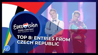 TOP 8: Entries from the Czech Republic 🇨🇿 - Eurovision Song Contest