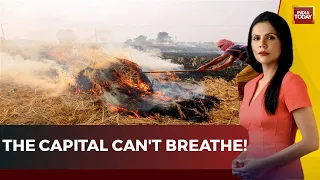 Stubble Burning Rages As Pollution Peaks; Delhi Air Quality Plunges To Severe & More On Seven At 7