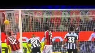 Milan-Juve rigore di Robinho