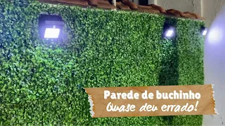 PAREDE DE BUCHINHO + QUANTO CUSTA E COMO FAZER #buchinho #plantaartificial #parededecorada
