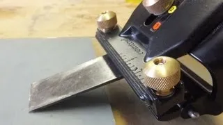 Sharpening Plane Blades and Chisels - A woodworkweb.com video