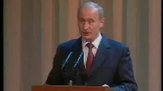 В.Путин.Выступление на собрании.26.08.05.Part 2