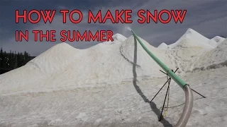 How To Make Snow In The Summer