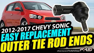 OUTER TIE ROD END REPLACEMENT QUICK & EASY - Steering Knocks & Banging on a 2012-2017 Chevy Sonic