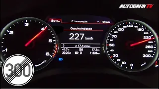 Audi A6 3.0 TDI Competition (326HP/346HP) - 0-227km/h acceleration