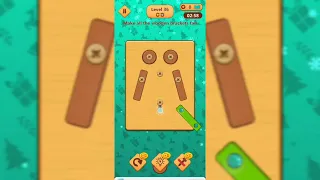 Wood Nuts& Bolts Puzzle level 31 To 39