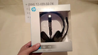 НАУШНИКИ С МИКРОФОНОМ HP USB 500 HEADSET BLACK (1NC57AA) в Баку / Bakida / v Baku