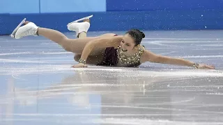 Olympic figure skaters on the art of falling on ice