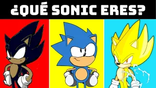 ¿Qué TRANSFORMACIÓN ERES de SONIC THE HEDGEHOG?