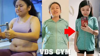 The process of successful weight loss of obese girl