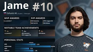 Jame про топ 10 HLTV