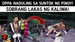 🇵🇭 Oppa Naduling sa Suntok ng PINOY! | Sobrang Lakas ng Kaliwa