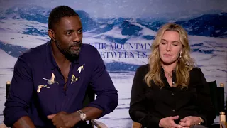 The Mountain Between Us Interviews: Idris Elba & Kate Winslet