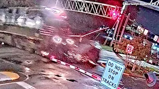 Train HITS Car after WRONG TURN