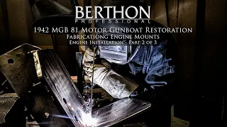 WW2 MGB 81 Motor Gun Boat Restoration - New Engines Part 2/3 - Fabricating Engine Mounts