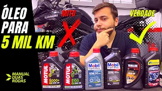 Óleo motor para 5 mil km moto - Mito ou Verdade?