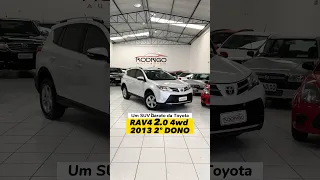 UM SUV BARATO DA TOYOTA MAIS COMPLETO QUE O COROLLA! Toyota RAV4 4X4 2013 #rav4 #rav44x4 #toyotarav4