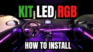 Come montare kit RGB luci interni audi a3 8v