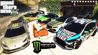 GTA 5 - Stealing MONSTER cars with Franklin | (Real Life Cars#27)