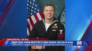 Navy SEAL presumed dead off Somalia coast was on swim team for Westfield High and UMass Amherst