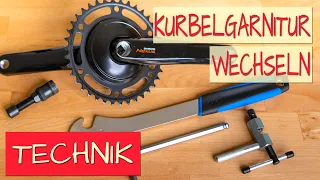 Fahrrad Kurbel wechseln (Vierkant) - einfach und schnell