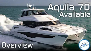 Aquila 70 Luxury Power Catamaran on the Market  | Million Dollar Power Catamarans Available