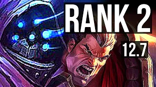 JAX vs DARIUS (TOP) (DEFEAT) | Rank 2, 7 solo kills | NA Challenger | 12.7