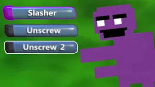 FNAF WORLD but I can only use Slasher & Unscrew