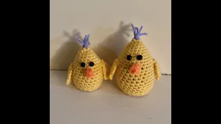Crochet Creme Egg Chick