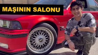 MAŞINIMIN YENİ SALONU - BMW E36 CANDY RED!