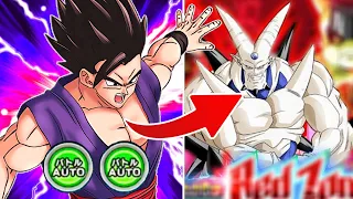 Can Auto Mode beat a Red Zone Stage in Dokkan Battle?