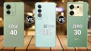 Moto Edge 40 Vs Infinix Zero 30 Vs Oneplus Nord Ce 4