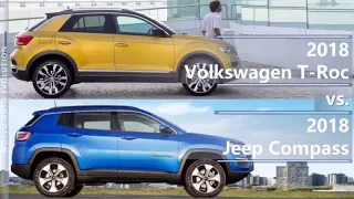 2018 Volkswagen T-Roc vs 2018 Jeep Compass (technical comparison)