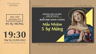 🔴 Đọc Kinh Chung | 22/09/2021 | Tối Thứ Tư Tuần XXV Thường Niên