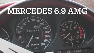 Mercedes 6.9 AMG Sound offen Shooting Full HD live V8 Speed Rolex Time