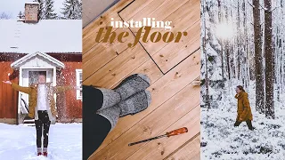 Daily Routines In A Swedish Cabin, Installing A Floor and A Surprise Ending (Story 10)