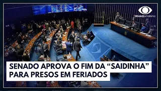 Senado aprova o fim da "saidinha" de presos em feriados | Jornal da Band