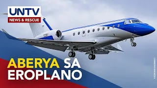 Aircraft na sinasakyan ni PBBM sa pagbisita sa Albay, nagka-aberya