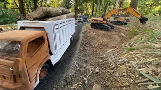 Unbelievable RC Excavator, Dump Truck, and Truck Action: Jaw-Dropping Construction Madness!