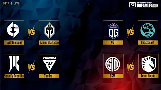 Gaimin Gladiators vs Tundra / EG vs Shopify Rebellion / Team Liqui vs Beastcoast / OG vs TSM