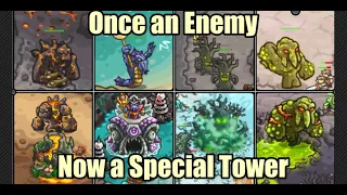 Old Enemies who become strong special towers #kingdomrush #game #towerdefense #strategy