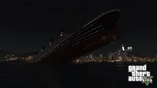 GTA 5 Mods - How To Sink The Titanic!!!