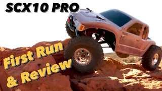 SCX10 Pro! First Run and Review! Axial New Release