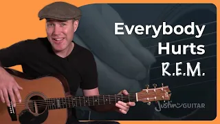 How to play Everybody Hurts by R.E.M. | Easy Guitar Lesson