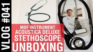 MDF INSTRUMENT'S ACOUSTICA DELUXE STETHOSCOPE UNBOXING